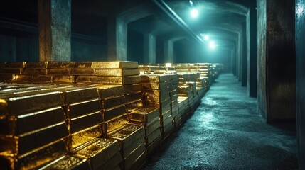 Gold bullion vault storage facility