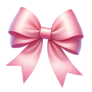 pink bow vector
