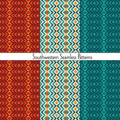  Southwestern Seamless Striped Patterns