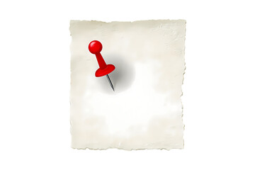 red push pin