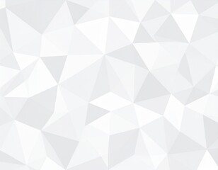 Cool-grey low-poly geometric mesh