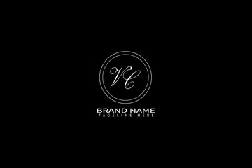VC Letter Logo Design Modern Minimal Monogram for Premium Branding Identity