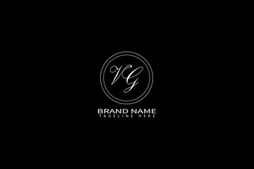 VG Letter Logo Design Modern Minimal Monogram for Premium Branding Identity