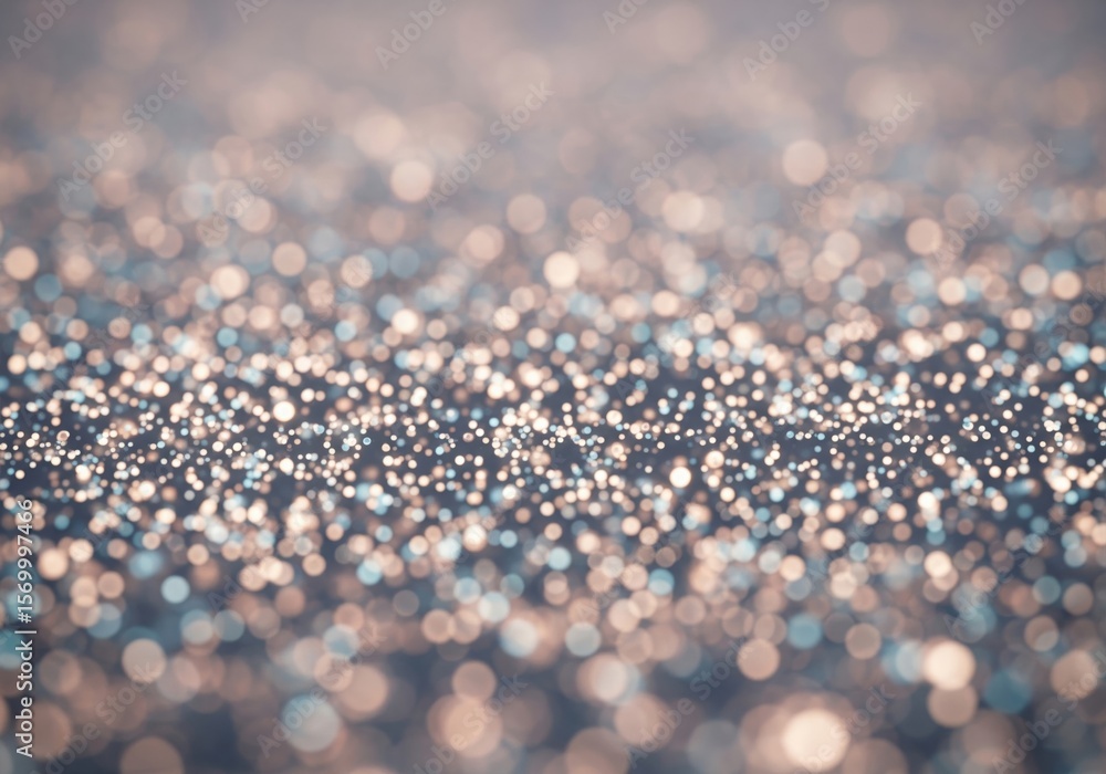 Aufkleber shimmering bokeh light abstract. glistening bright particles create a beautiful defocussed backdrop.