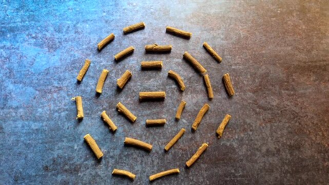 Raw whole dried Licorice root