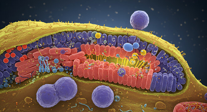 Intracellular compartmentalization of latex precursors
