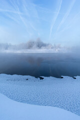 ice on the river