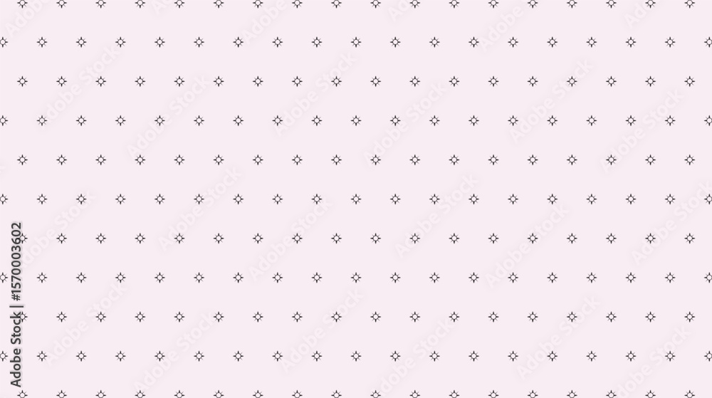 Poster elegant oriental floral pattern with geometric diamond shapes in a seamless minimalist vector design