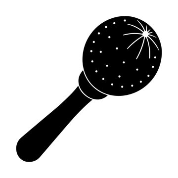 black maraca musical instrument clip art preview
