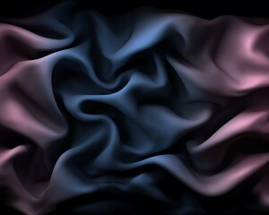 Fototapeta premium Close-up view of draped, textured fabric.