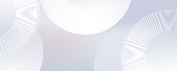 Abstract gray background with dynamic circle lines modern