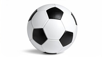 Fototapeta premium Soccer ball on white background