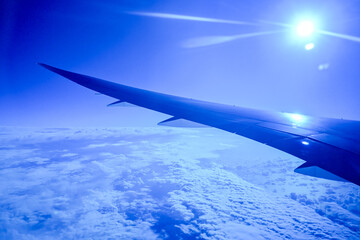 view from airplane window