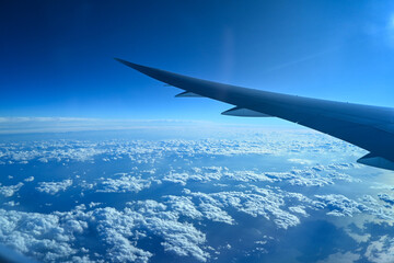 view from airplane window