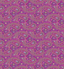 Vintage Floral Repeat Pattern for Textile Use