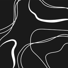 Stylish lines in flesh tones, vector art illustration.