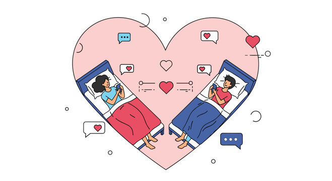 Long distance relationship challenges and how couples overcome them with modern technology connection