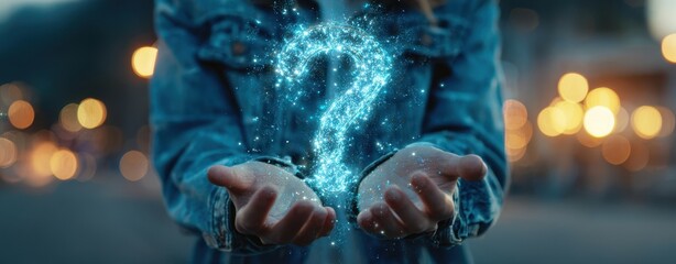 The Mysterious Question Sparkling Between Outstretched Hands