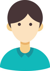 Minimalist Portrait: A simple yet expressive minimalist portrait of a person, perfectly conveying the essence of youth and simplicity. 