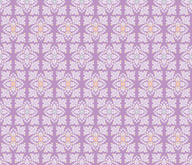 Vintage Floral Repeat Pattern for Textile Use