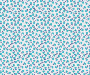 Vintage Floral Repeat Pattern for Textile Use