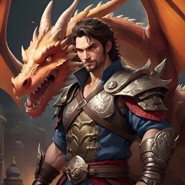  Flames collide with blades, wings slice through air, and power surges across stylized panels—blending fantasy creatures with heroic combat