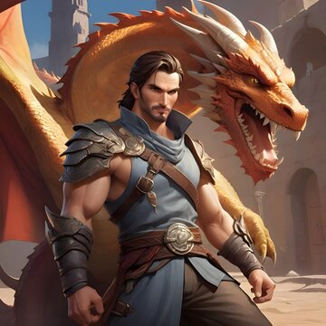  Flames collide with blades, wings slice through air, and power surges across stylized panels—blending fantasy creatures with heroic combat
