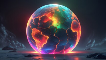 Opal Fire Core: Earth's Luminous Secret
