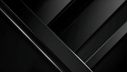 Abstract black geometric design