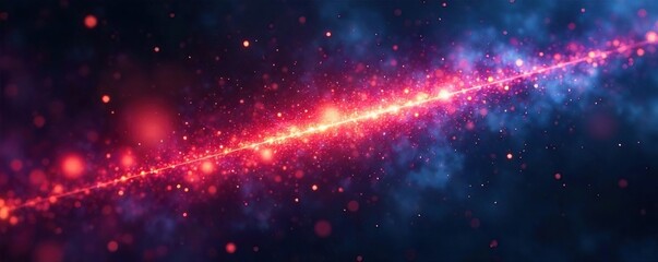 Vibrant Glowing Light Beams Streaking Across Dark Textured Background; Energetic, Sci-Fi Atmosphere Perfect for Fantasy, Technology, and Science Projects