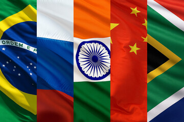 BRICS Nations Flags 