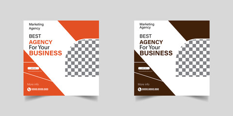 Marketing Social Media Post Banner Template