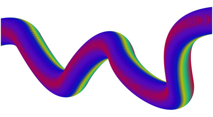 Fototapeta premium 3D Blend Fluid Design Purple Colorful Gradient Abstract Background Vector Illustration