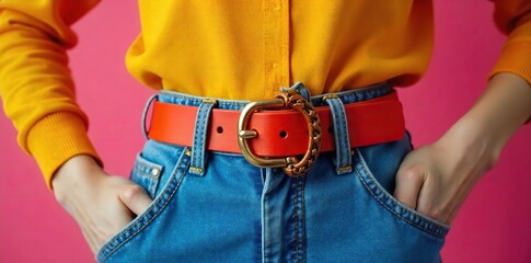 Whimsical Novelty Belt Playful Design for Quirky Fashion & Humorous Style