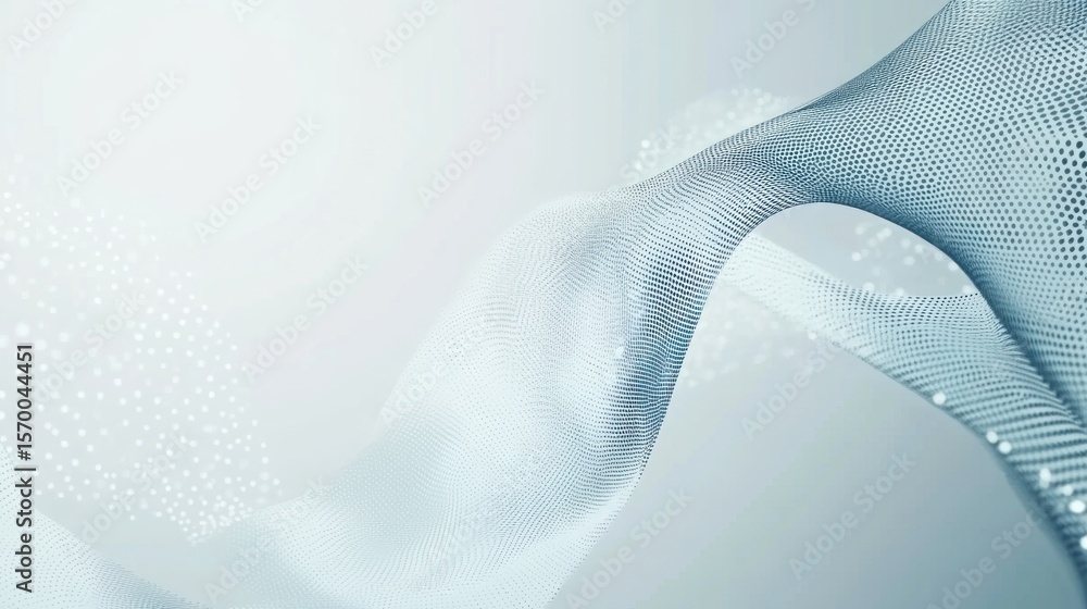 Poster elegantly abstract wavy pattern background with dot grid for modern design projects