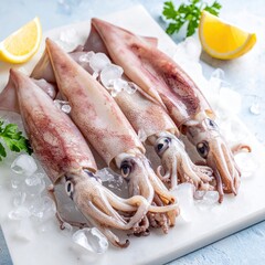 Fresh squid on ice (2)
