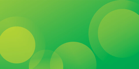 green elements with fluid gradient. Minimal geometric vector background