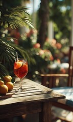 Summer sangria on a Barcelona patio