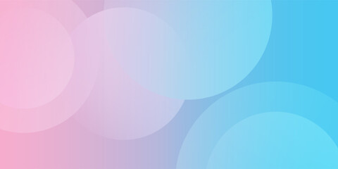 abstract background .blue and pink gradation. circle effect style. modern minimalist.eps 10