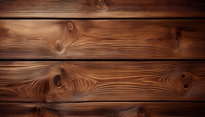 Fototapeta premium natural texture of brown wooden planks displayed in an overhead shot