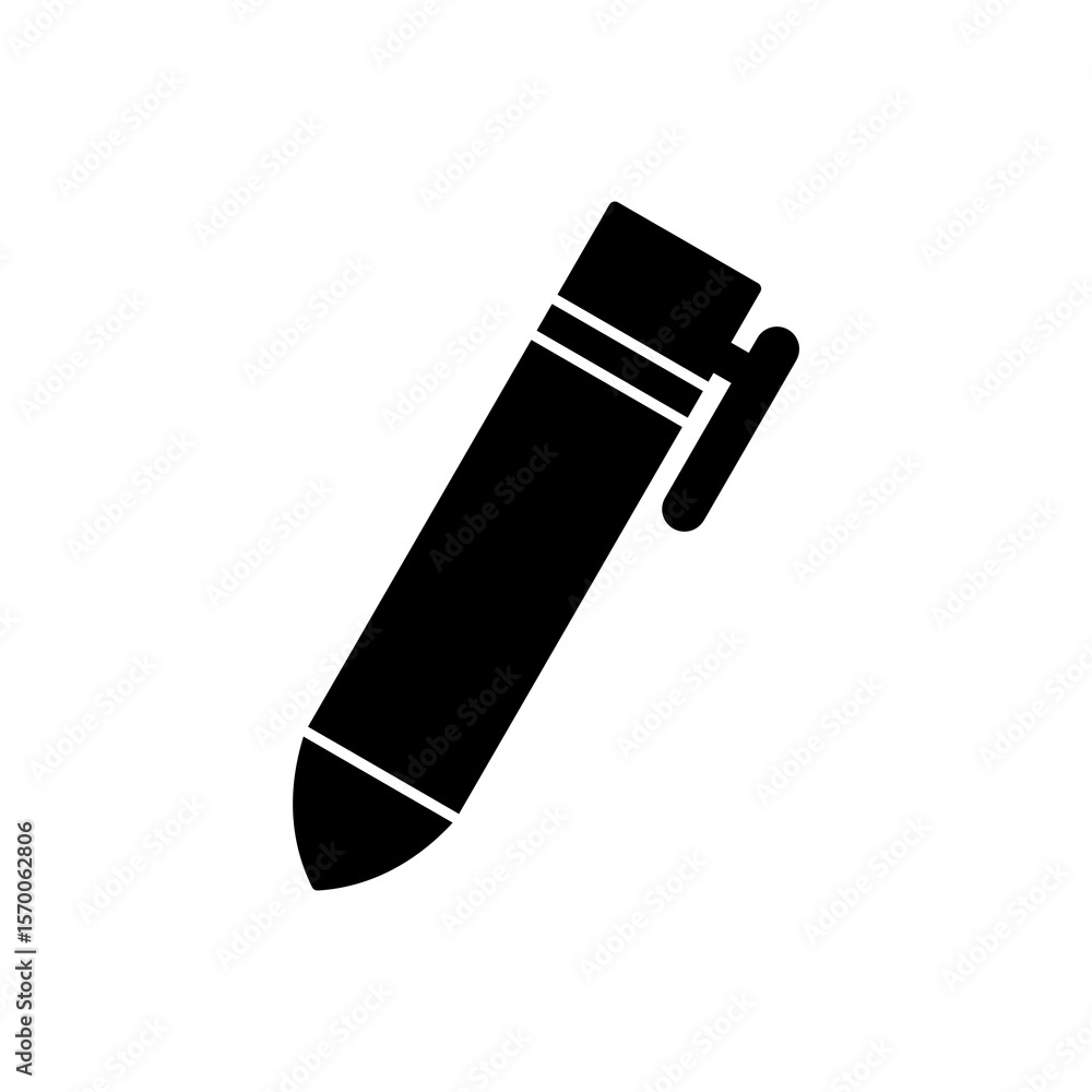 Poster signature pen icon.pen icon with simple and modern design