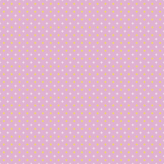 Seamless Pink Pastel Geometric Pattern with Small Crosses and Stars - Cute Minimal Background