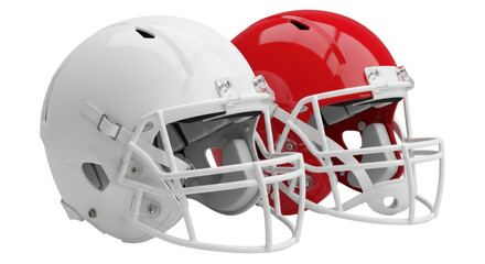 Fototapeta premium Isolated american football helmet