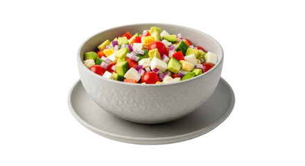 Isolated Fresh Salad in Bowl
