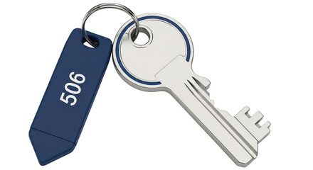 Isolated Room Key with Key Chain