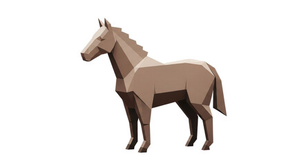 Isolated Geometric Horse