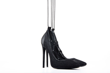 Black high heels
