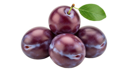 Isolated Plums