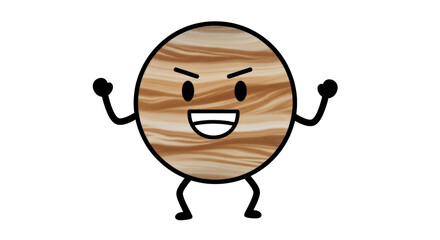 Isolated Planet Cartoon Character © Natasha
