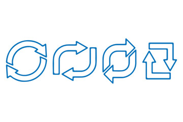 refresh arrow icon transparent. refresh sign PNG. reload, reset, icon. repeat, recycling sign. circular arrow icon vector.